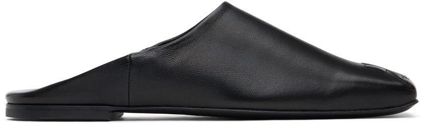 Tenisice i cipele Courrèges Courrèges Heritage Leather Mules Crna | 125SCS108AG0030