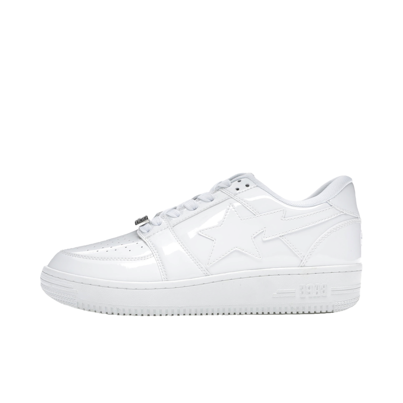 Tenisice i cipele BAPE Bape Sta Low "Patent White" Bijela | 1G30191010-WH