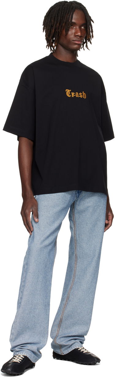 Majica kratkih rukava VETEMENTS VETEMENTS 'Trash' Embroidered T-Shirt Crna | UH76TR540B, 3