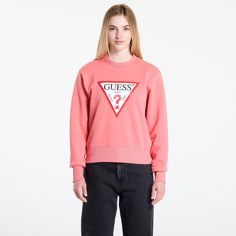 Dukserice GUESS GUESS Original Fleece Sweatshirt Ružičasta | W2YQ16KBA11-A60R