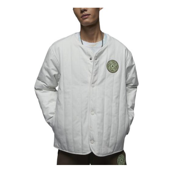 Pernata jakna Jordan Jordan Padded Buttoned Jacket Bijela | FB1449-108