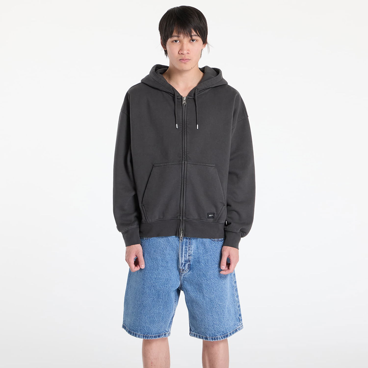 Dukserice Vans LX Zip Hoodie Siva | VN000P98EMV1, 0