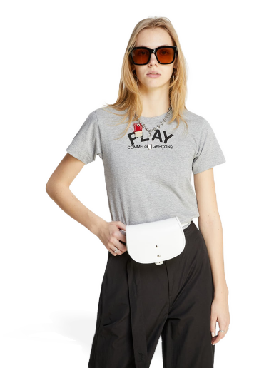 Majica kratkih rukava Comme des Garçons PLAY Tee Siva | AZT071 grey