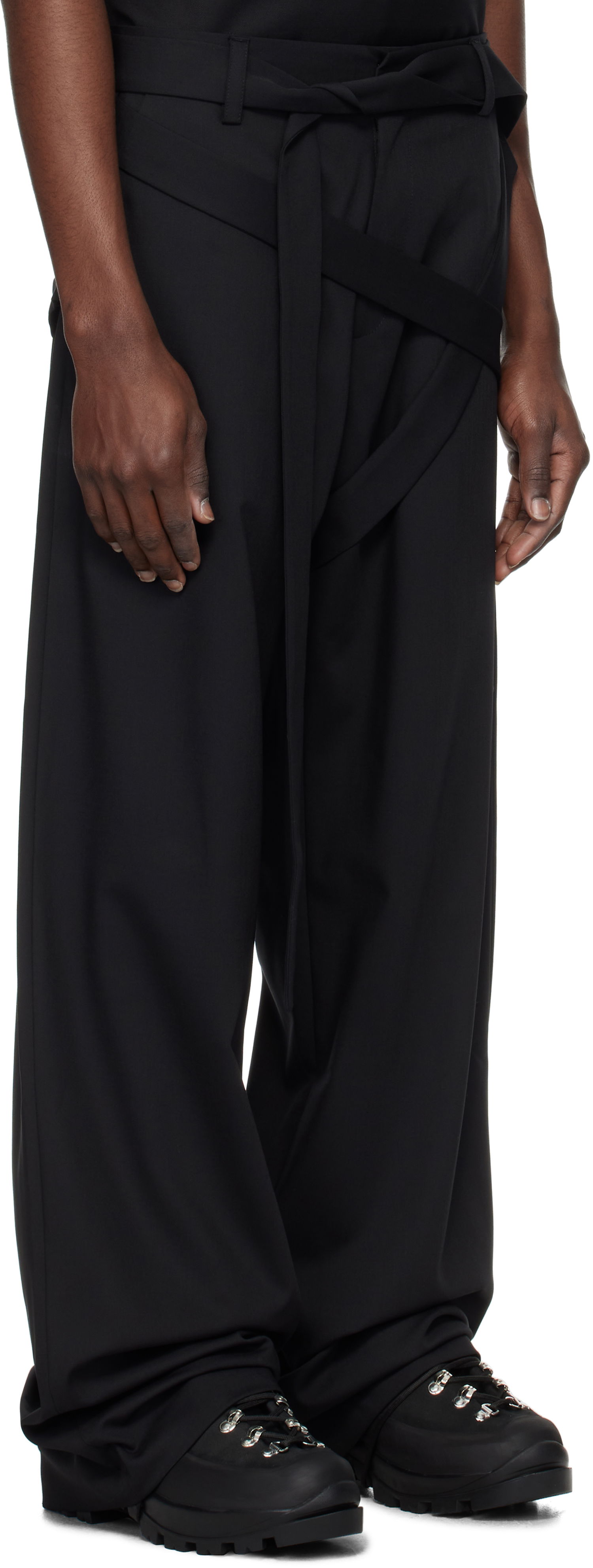 Hlače HELIOT EMIL Heliot Emil Aegis Tailored Trousers Crna | PRESS25_M_10_182_BLK01_CO, 1