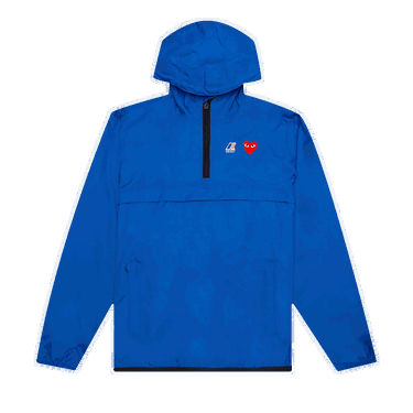 Vjetrovka Comme des Garçons PLAY x K-Way Half Zip Hooded Jacket Plava | AZ J502 051 2, 0
