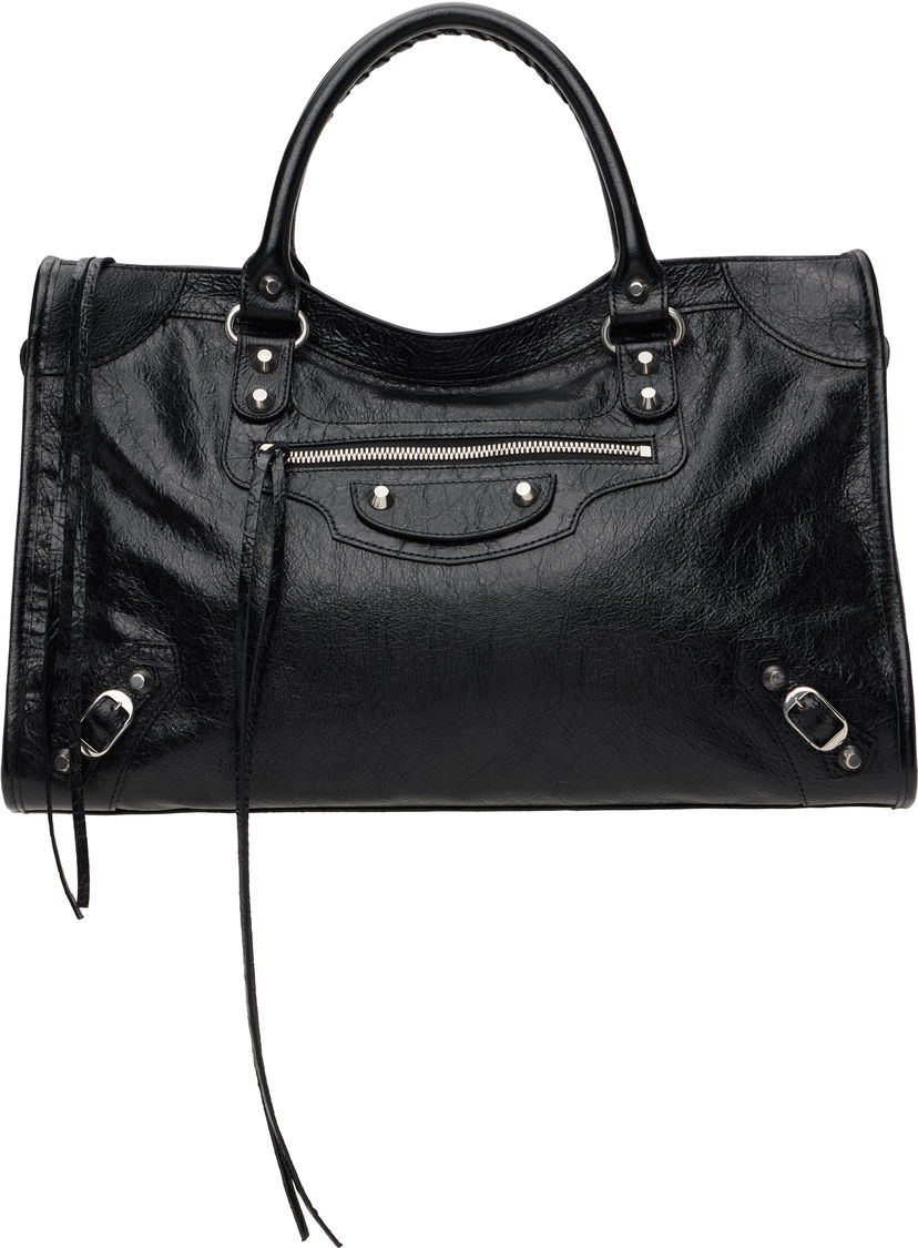 Ručna torbica Balenciaga Balenciaga 'Le City' Medium Bag Crna | 823058 2AA9S