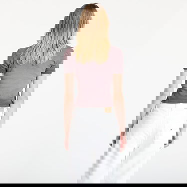 Crop top Diesel Diesel Heart Graphic Crop T-Shirt Smeđa | A12836-0SQAD-7FG, 4