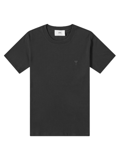 Majica kratkih rukava AMI Tonal A Heart T-Shirt Crna | UTS003-724-001