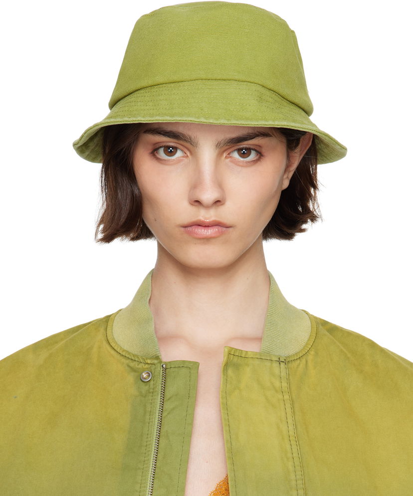 Šešir JW Anderson JW Anderson Anchor Logo Bucket Hat Zelena | AC0399-FA0453