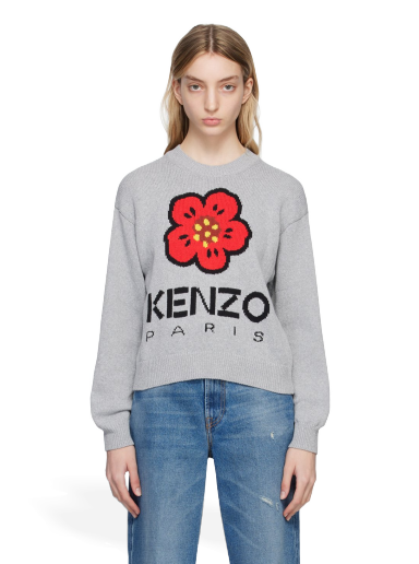 Džemper KENZO Paris Boke Flower Sweater Siva | FD52PU3803LD