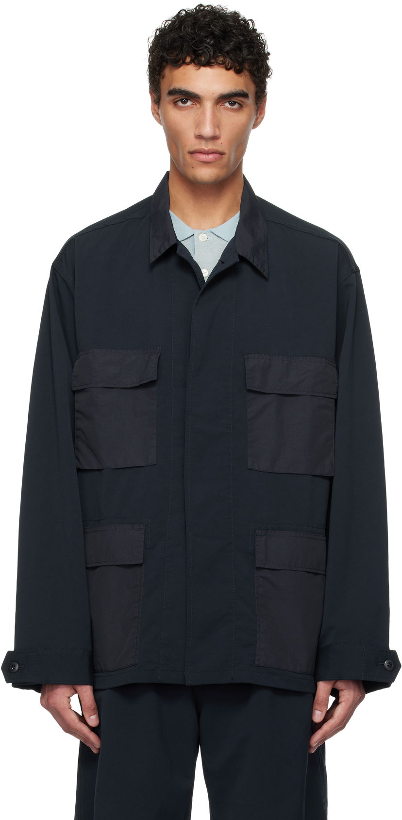 Košulja NANAMICA nanamica ALPHADRY Utility Jacket Tamnoplava | S25SA048U