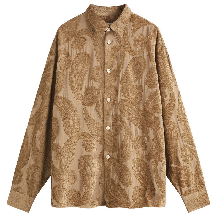 Košulja A Kind of Guise Derbin Shirt Velvet Paisley Smeđa | 128-12607-152