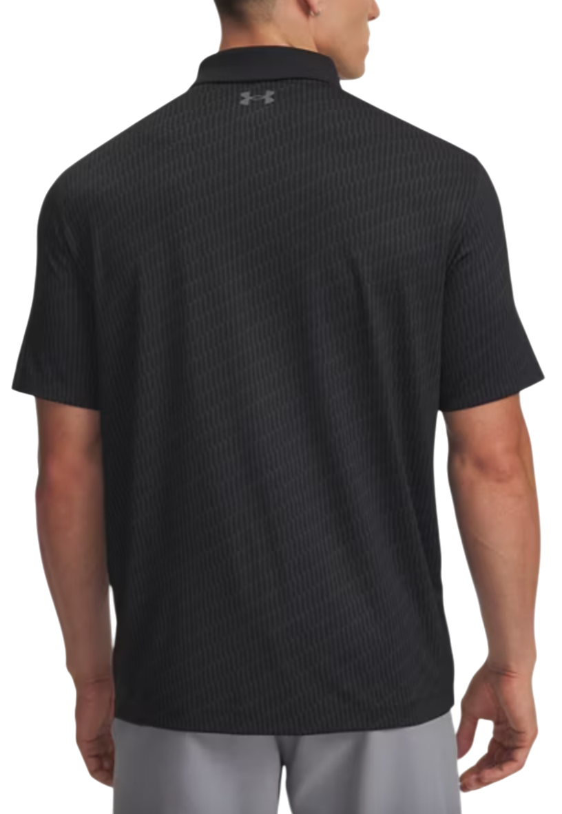 Polo majica Under Armour Under Armour Matchplay Printed Polo Shirt Crna | 1377377-010, 1