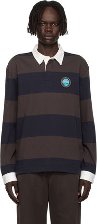 Lacoste Relaxed Fit Striped Rugby Polo