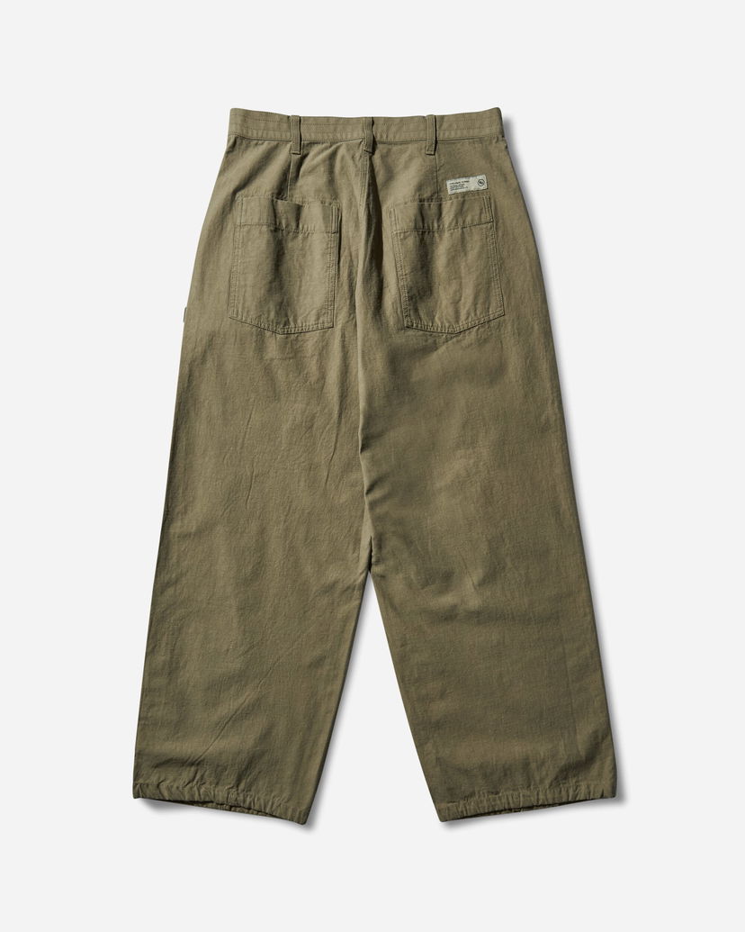 Hlače Neighborhood Wide Baker Pants Zelena | 251ZANH-PTM07 OD
