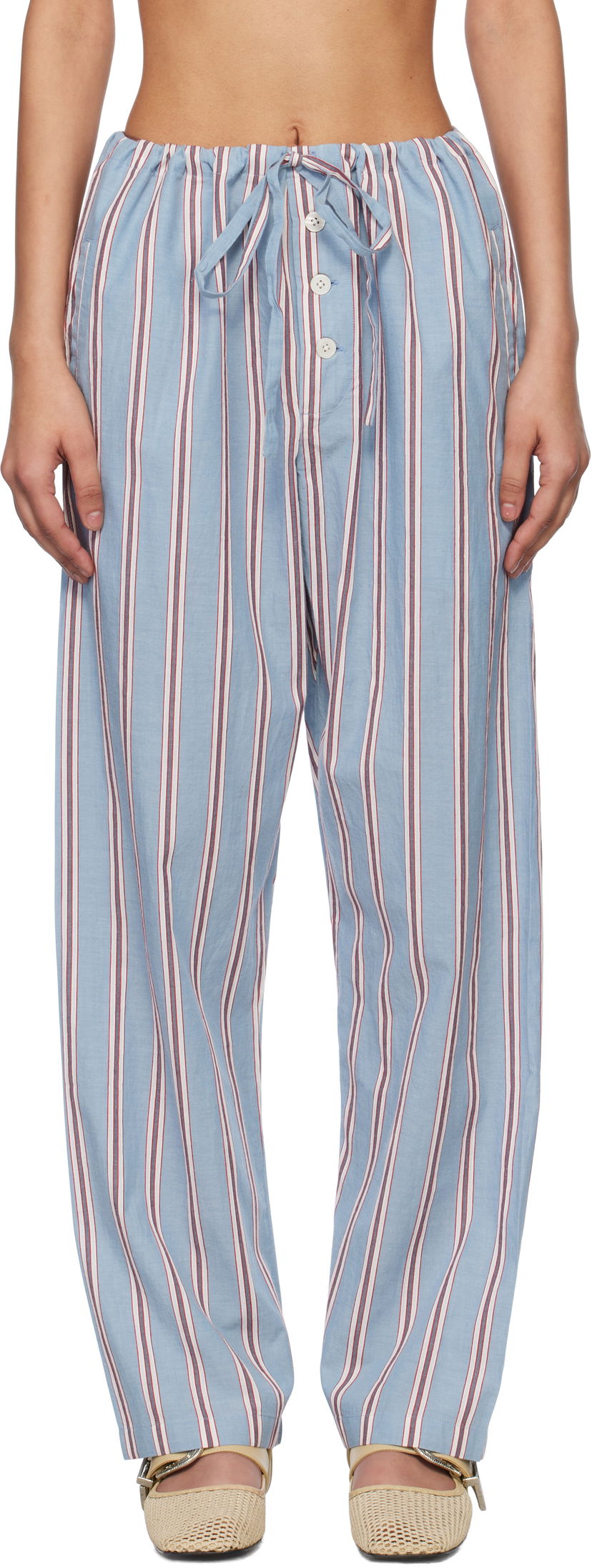 Hlače Bode Bode Regatta Stripe Pyjama Pants Plava | MRS25BT067