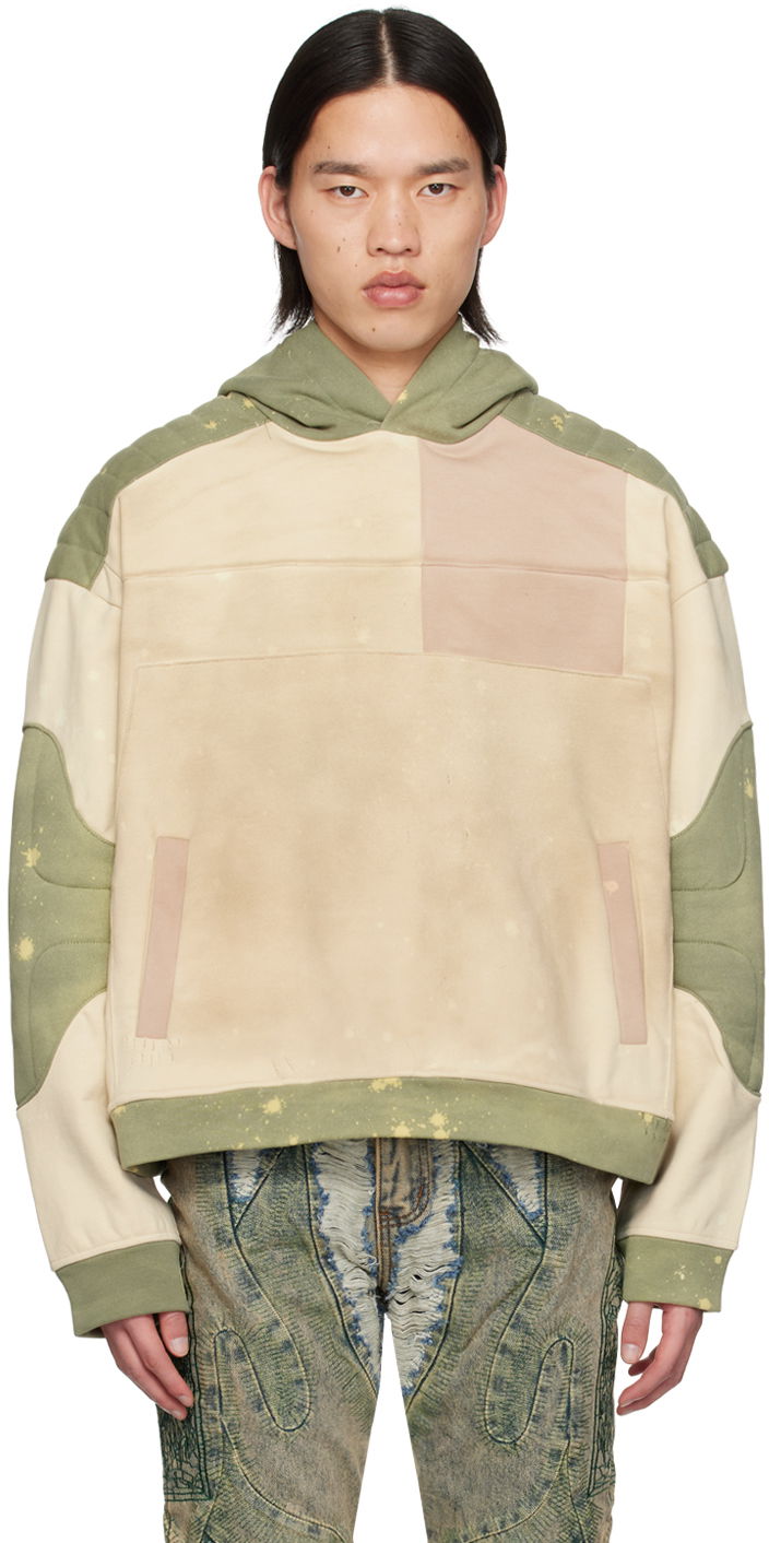 Dukserice Who Decides War Armour Paneled Quilted Hoodie Višebojno | 1110050011SS24, 0