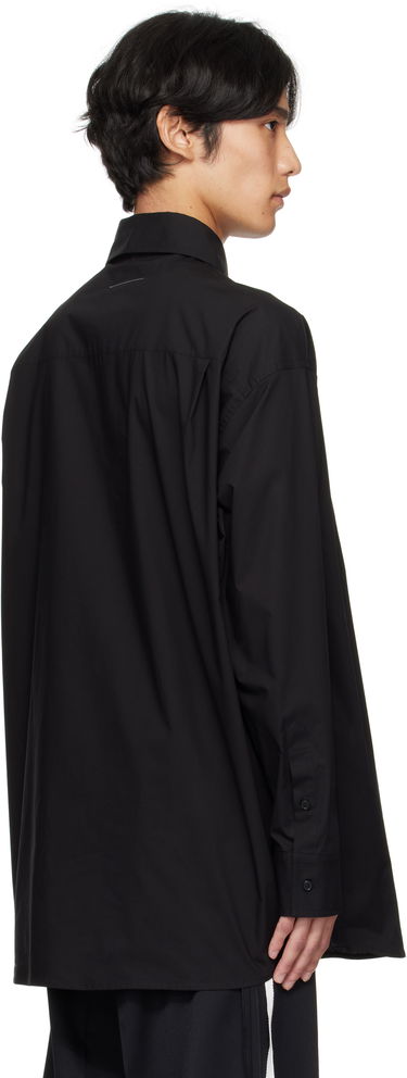 Košulja Maison Margiela MM6 Maison Margiela Long Sleeve Shirt with Numbers Print Crna | SH0NH0014 M35256, 2