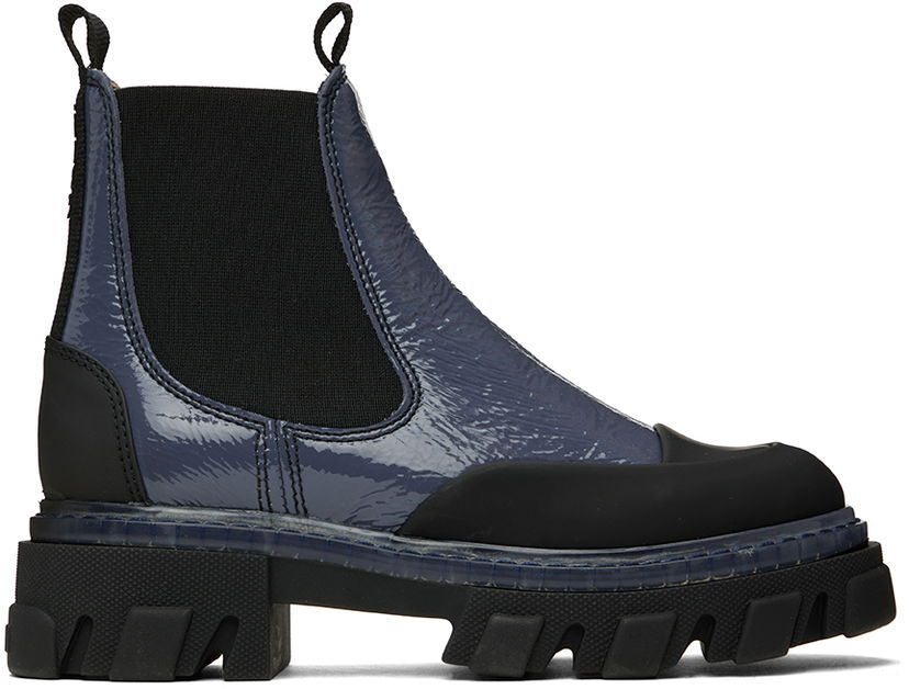 Tenisice i cipele GANNI GANNI Cleated Low Chelsea Boots Plava | S1979