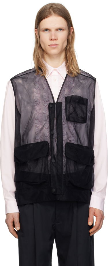 Prsluk Simone Rocha Simone Rocha Multi Pocket Utility Vest Crna | 5347D 0069, 0