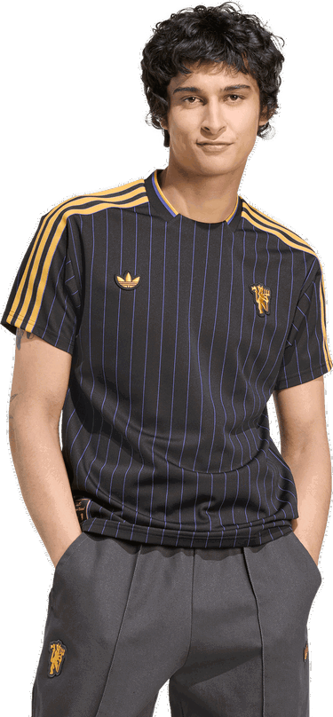 Dres adidas Performance Manchester United Terrace Icons Jersey Crna | JN2818, 4