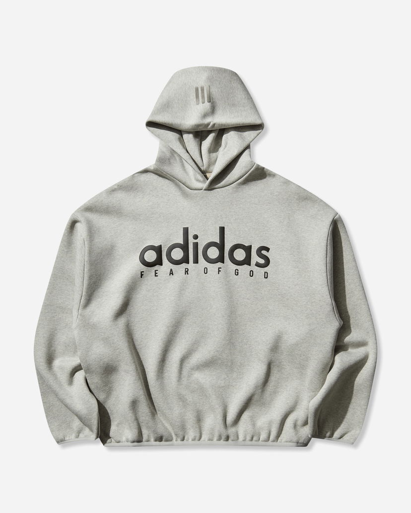 Dukserice adidas Originals Fear of God Athletics Fleece Hoodie Siva | JZ7367