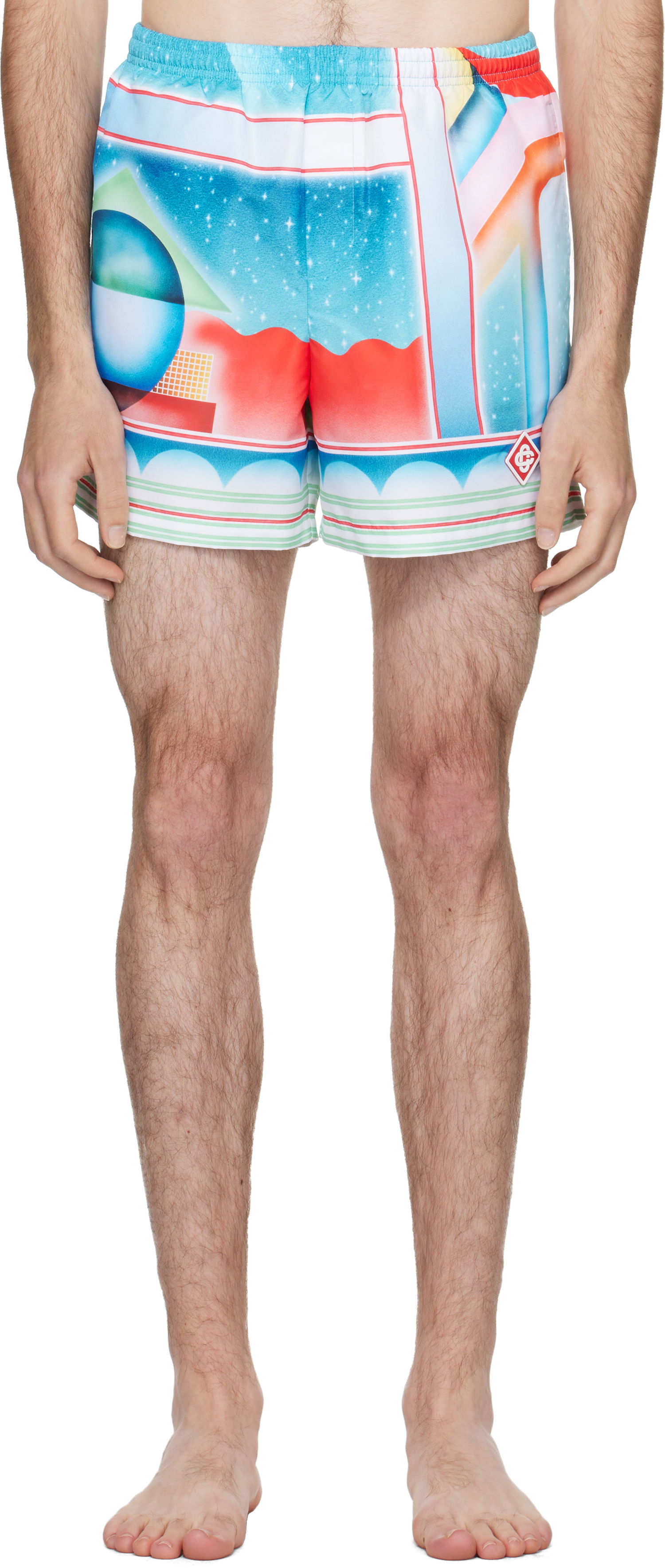 Kupaći kostimi Casablanca Casablanca Galaxy Court Swim Shorts Višebojno | MPF25-TR-032-02, 0