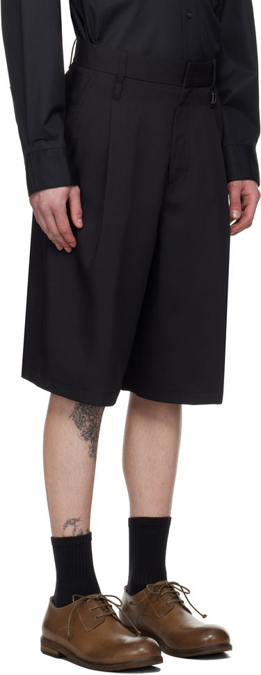 Kratke hlače WOOYOUNGMI Pleated Shorts Bež | W251PT31, 4