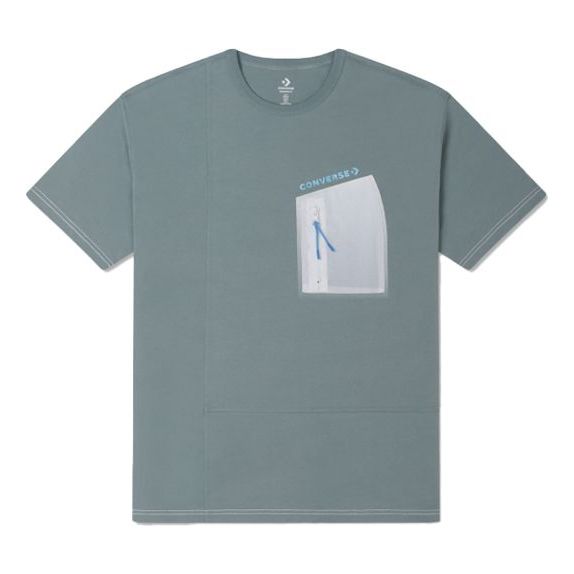 Majica kratkih rukava Converse T-Shirt With Zip Pocket Zelena | 10025872-A03