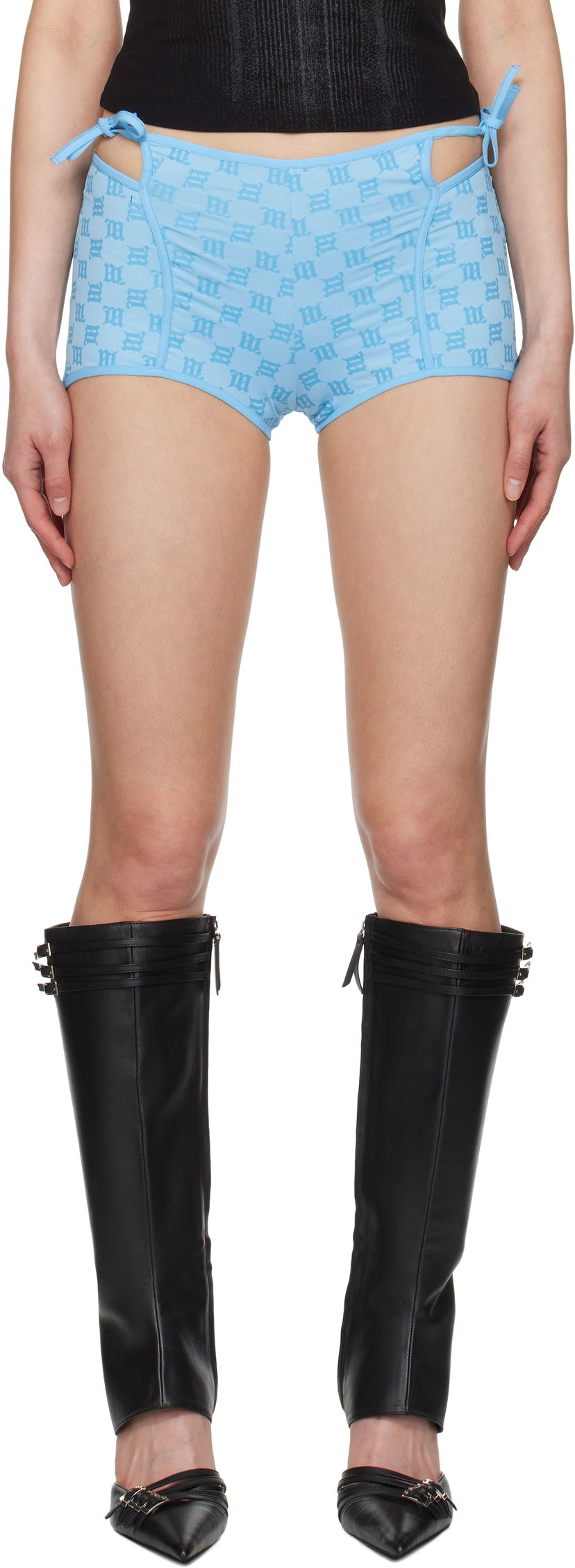 Kratke hlače MISBHV MISBHV Monogram Coquette Shorts Plava | 250W357
