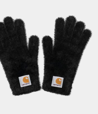 Rukavice Carhartt WIP Chedda Faux Fur Gloves L-XL Crna | I035512_18, 1
