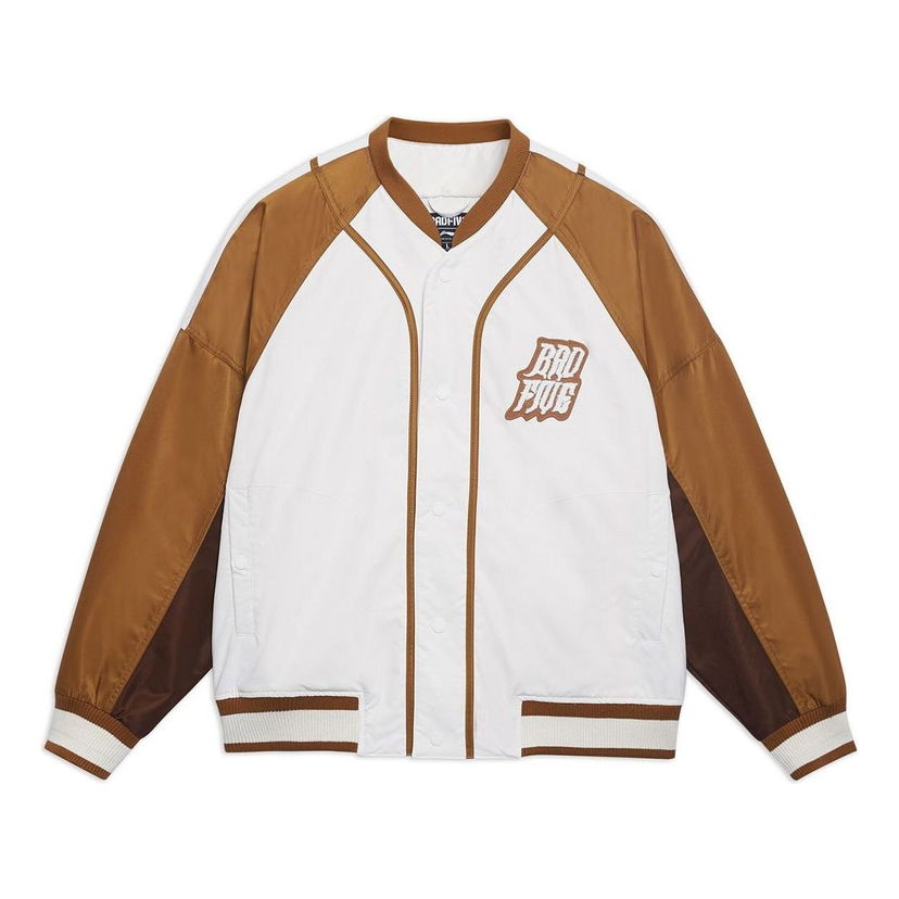 Bomber jakna Li-Ning BadFive Graphic Baseball Jacket Bijela | AJMT017-4