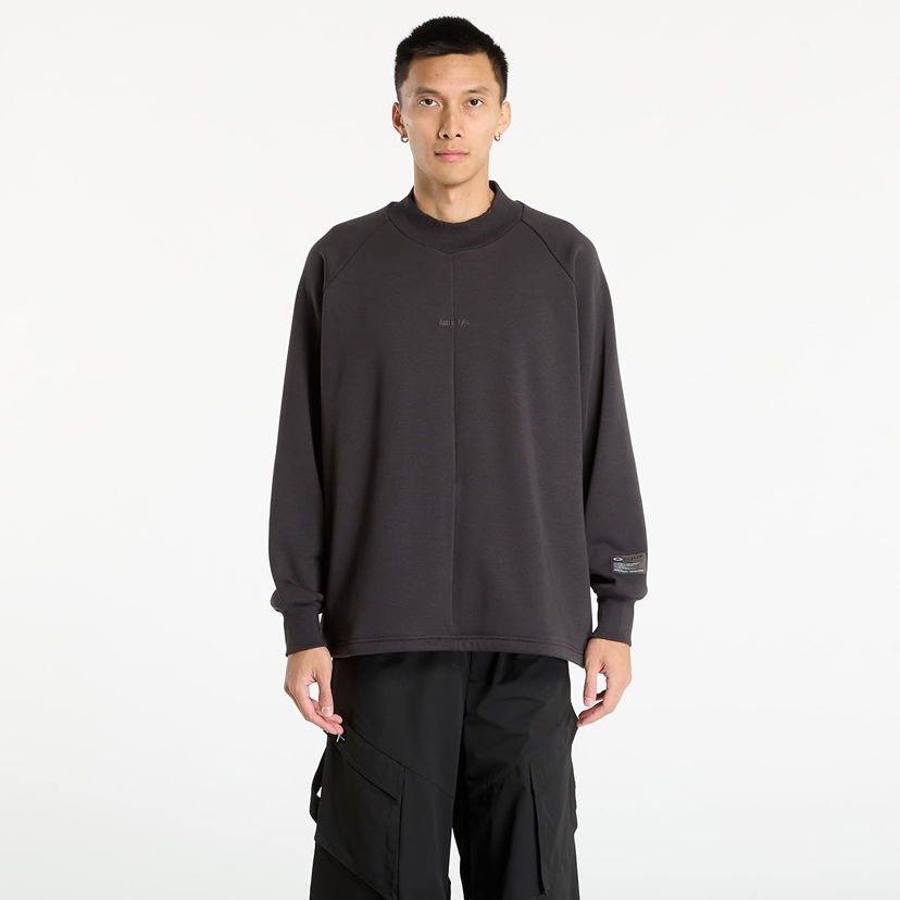Dukserice OAKLEY Oakley Slick Fleece Crew Sweatshirt Crna | FOA408127-01N