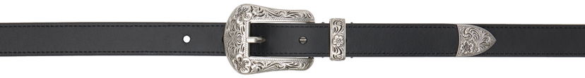 Pojasevi KENZO Western Leather Belt With Buckle Crna | FE68CE042L25