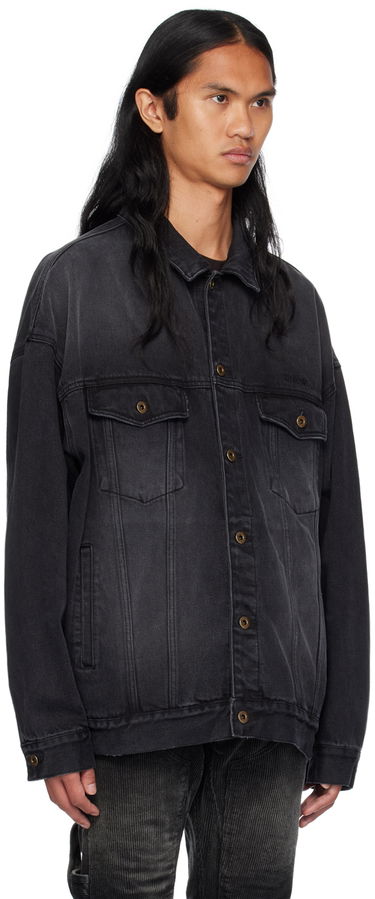 Jakna We11done Oversized Denim Jacket Crna | WD-DJ2-24-353-U-BK, 1