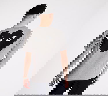 Majica kratkih rukava Comme des Garçons PLAY Tee Siva | AZT072 grey, 4