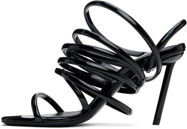 Tenisice i cipele Alaïa ALAÏA Glossy Multistrap Stiletto Heel Sandals Crna | AA3S118TK049, 2