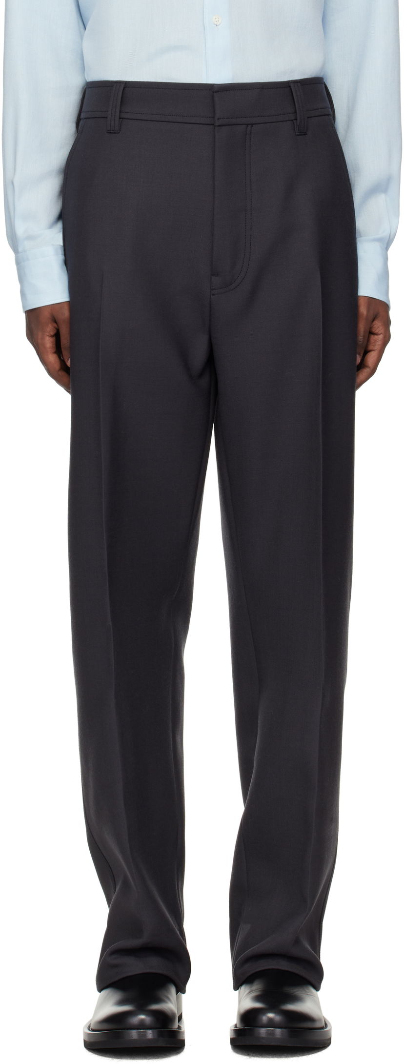 Hlače ZEGNA Wool Trousers Crna | 887014A8738DH2