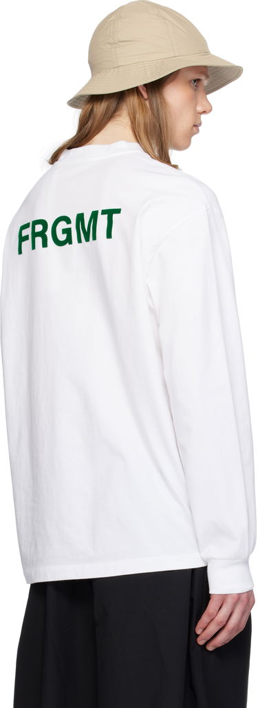 Džemper Moncler Moncler Genius x FRGMT Hiroshi Fujiwara Cartoon Logo Long Sleeve T-Shirt Bijela | K109U8D00001M3265, 2
