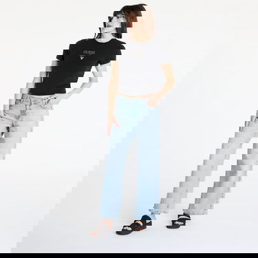 Crop top GUESS GUESS Originals Go Vintage Baker Cropped T-Shirt Crna | W5GI56J1314-JTMU, 3