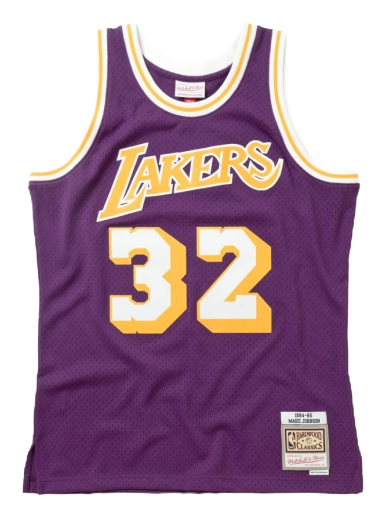 Dres Mitchell & Ness NBA Swingman Jersey Los Angeles Lakers Magic Johnson Ljubičasta | SMJYGS18176-LALPURP84EJH