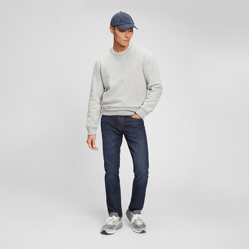 Jeans GAP Denim Pants Slim Dark Wash Tamnoplava | 737644-00