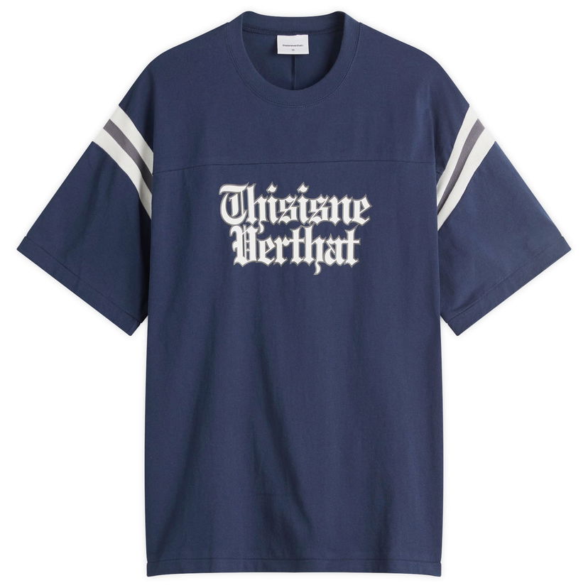 Majica kratkih rukava thisisneverthat thisisneverthat Football T-Shirt Tamnoplava | TN251TTSST24-NAVY
