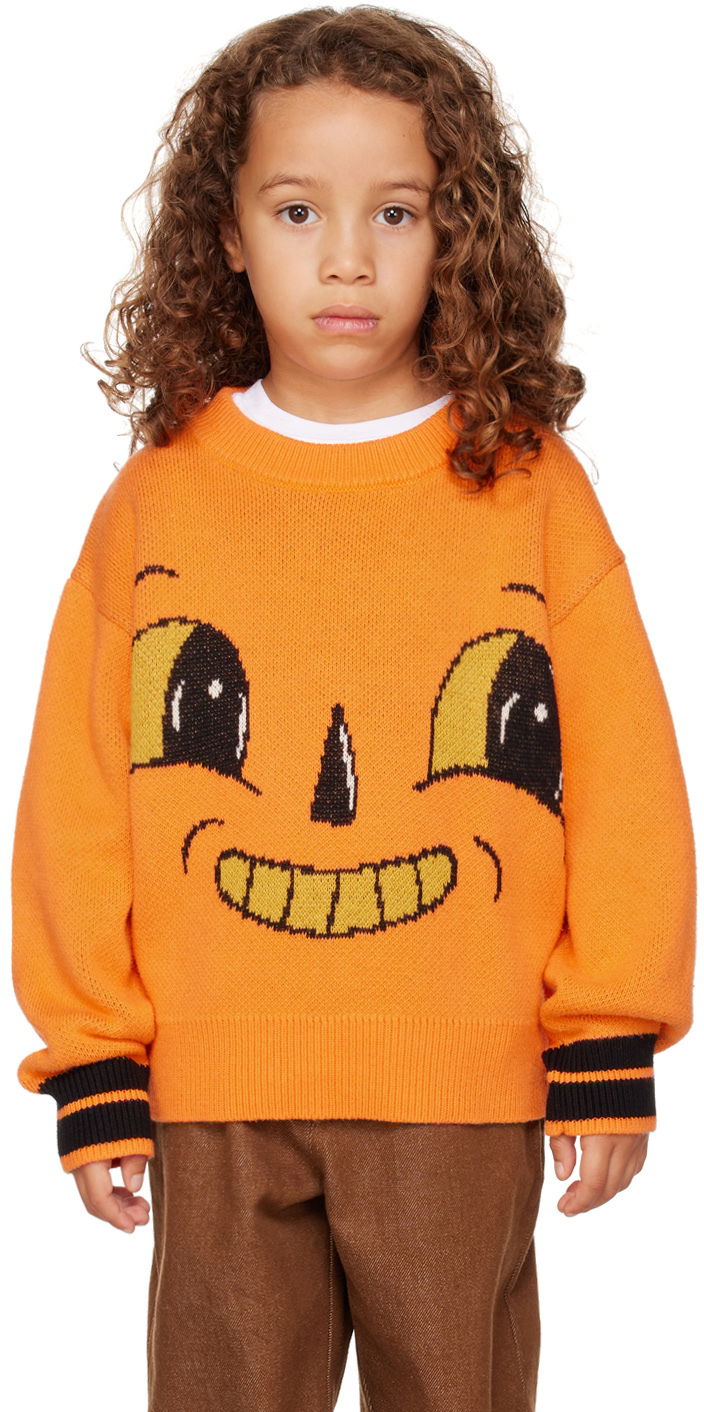 Džemper Perks And Mini Perks and Mini Kids Jack-O-Lantern Sweater Narančasta | 55004