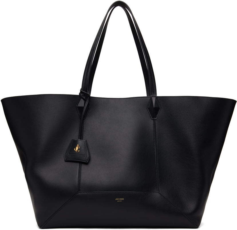 Tote bag Jimmy Choo Jimmy Choo Diamond L Tote Bag Crna | DIAMOND TOTE/L HUT