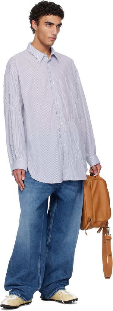 Jeans HED MAYNER Hed Mayner Pleated Jeans Plava | HMMA67021A-HA191, 3
