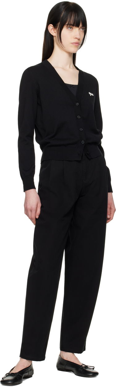 Hlače A.P.C. A.P.C. Willow Pleated Carrot Fit Trousers Crna | COGBJ-F08486, 3