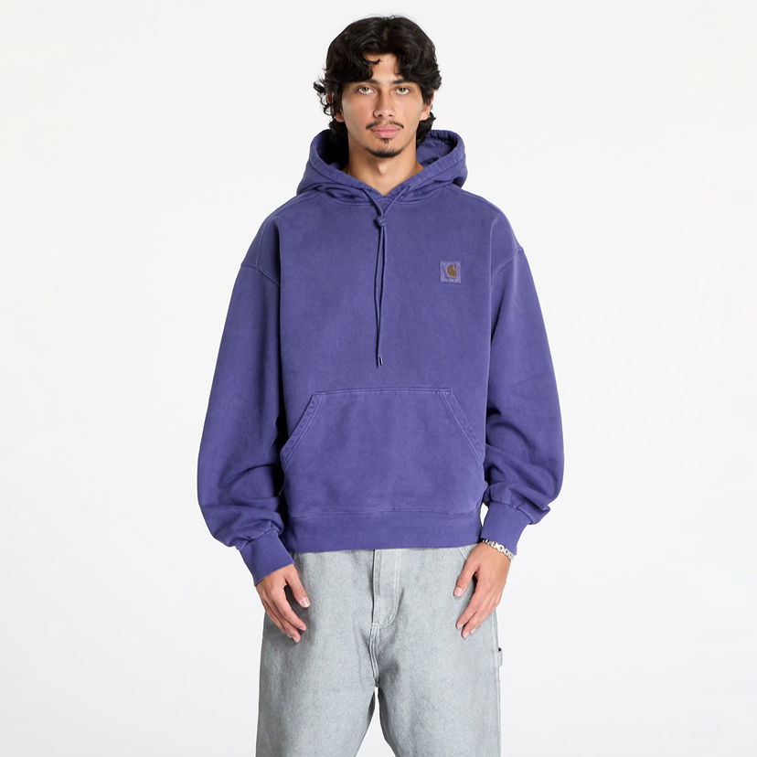 Dukserice Carhartt WIP Sweatshirt Hooded Vista Sweat UNISEX Aura Garment Dyed XS Ljubičasta | I029523.2BZGD