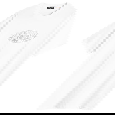 Majica kratkih rukava Dime Dime Globe T-Shirt, Size Large Bijela | DIMESP2561WHT, 0