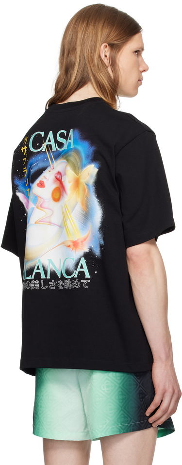 Majica kratkih rukava Casablanca Casablanca Galactic Connection Graphic T-Shirt Crna | MPF25-JTS-044-05, 2